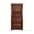 Porte professionnelle en bois de teck, porte en pin, porte moderne